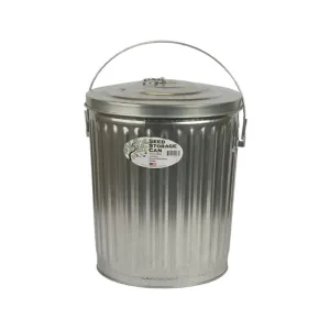 10 Gallon Galvanized Can with Lid