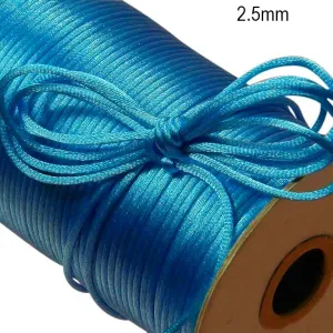 10 Meter Pack' Size About 2.5~3mm , This Silk cords known as Rat Tail Beading Cords