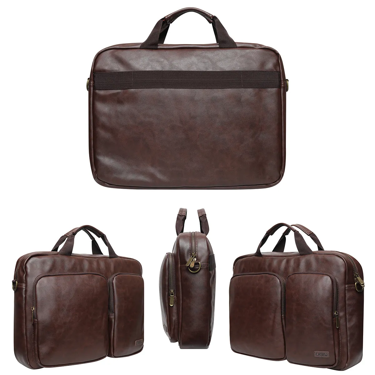 15.6 inch Laptop Leather Messenger Bag (MA016T)