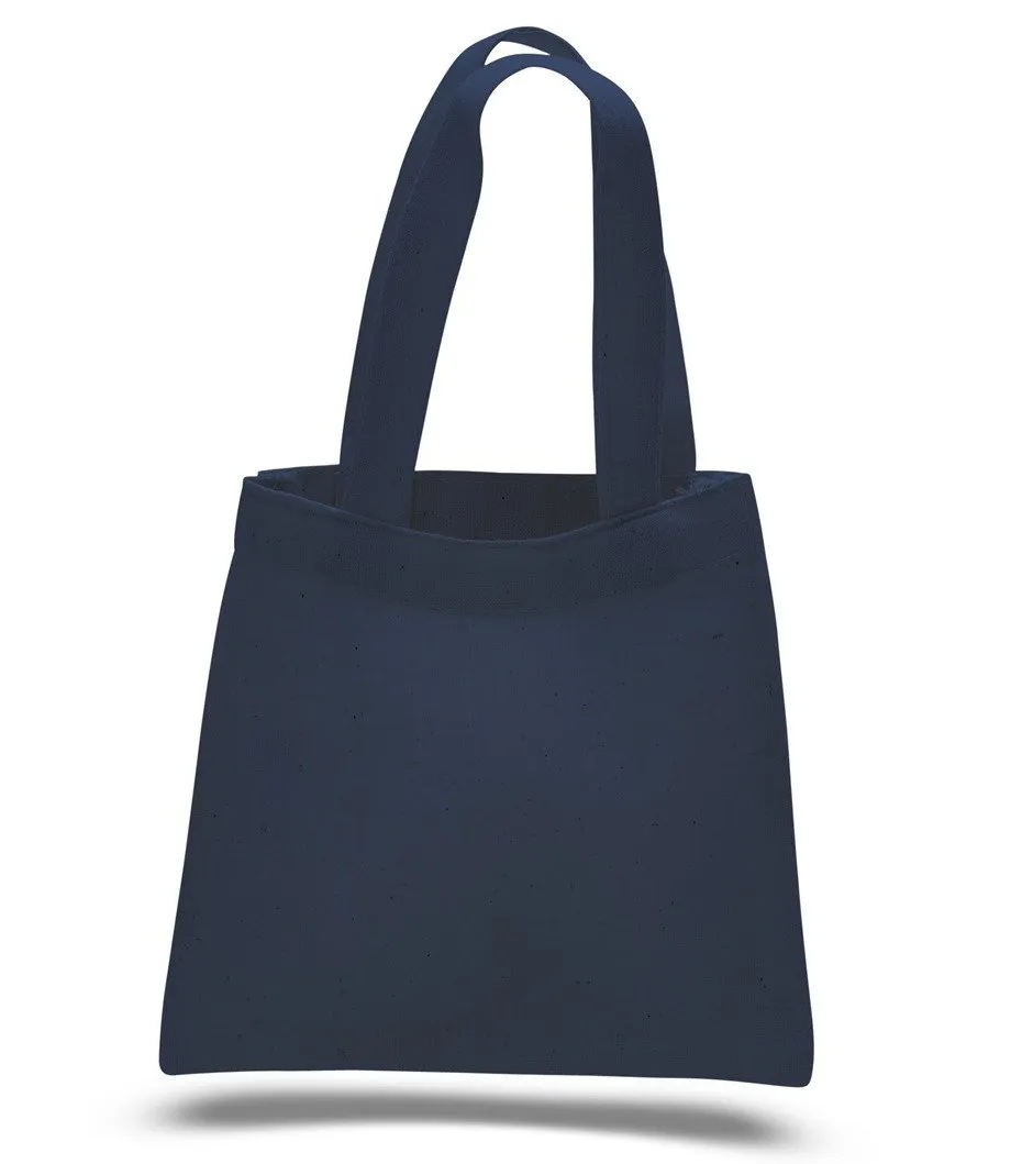 24 ct MINI Cotton 6" Tote Bags - Pack of 24