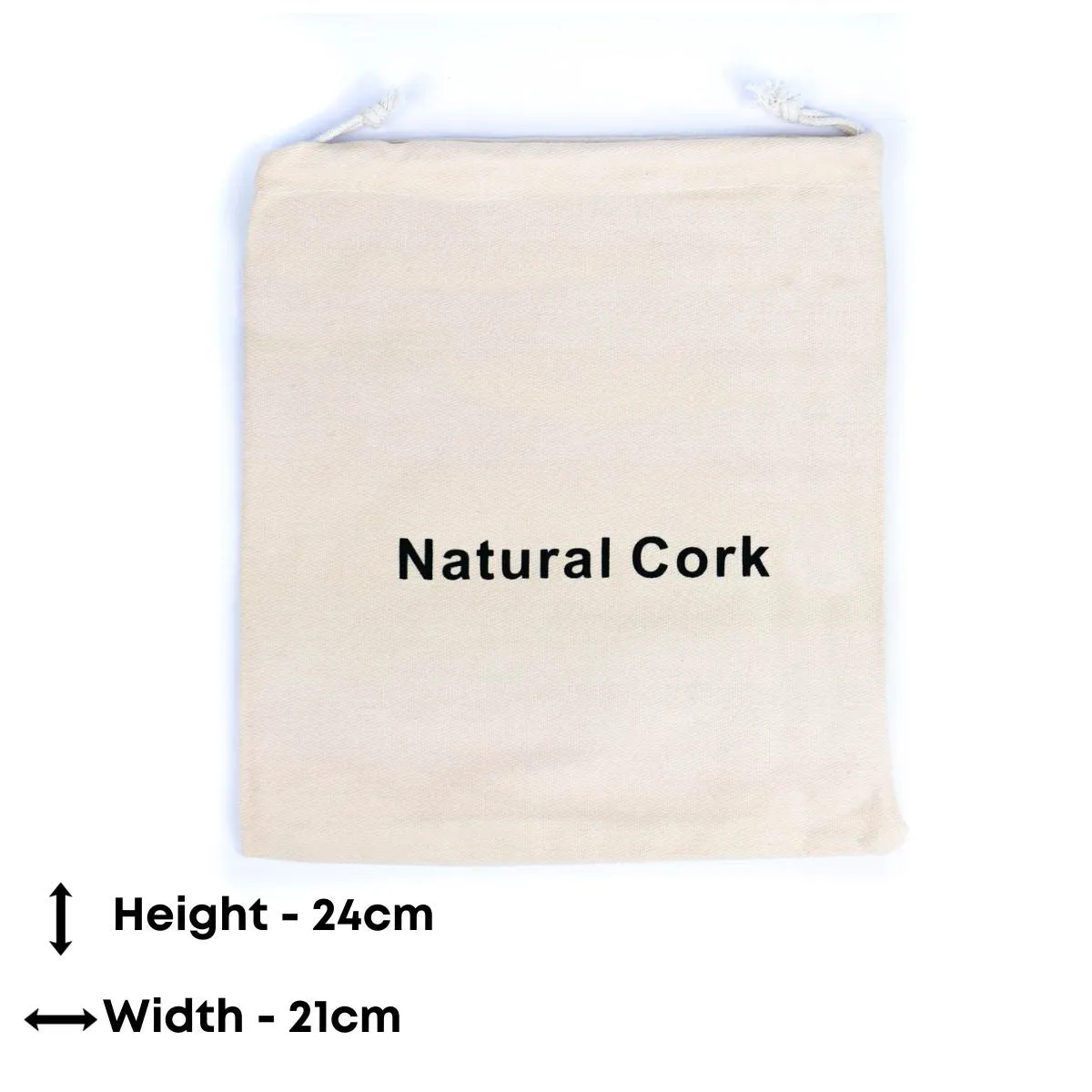 24*21cm Cotton drawstring bag suitable for belt wallet (5units) L-067-5