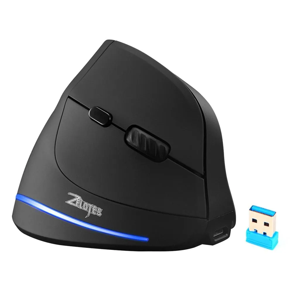 6 Buttons Wireless 2.4GHz Rechargeable Gaming Mouse