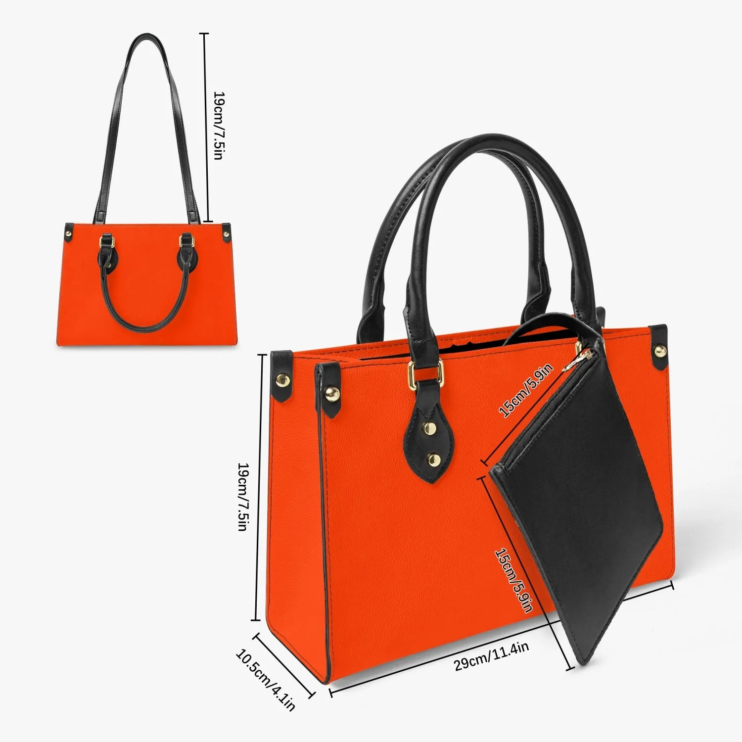 876. Tote Bag - Long Strap and Inner Bag