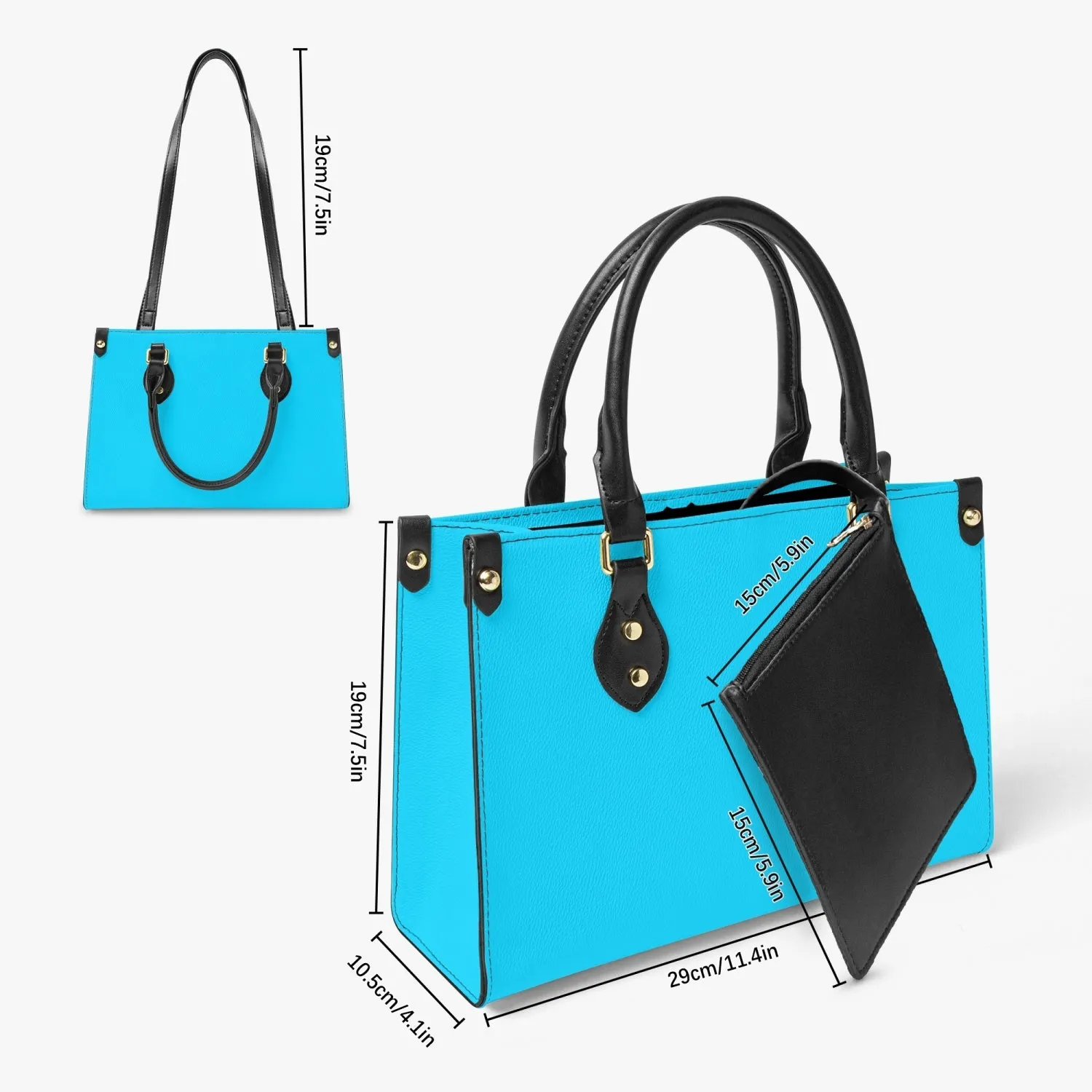 876. Tote Bag - Long Strap and Inner Bag