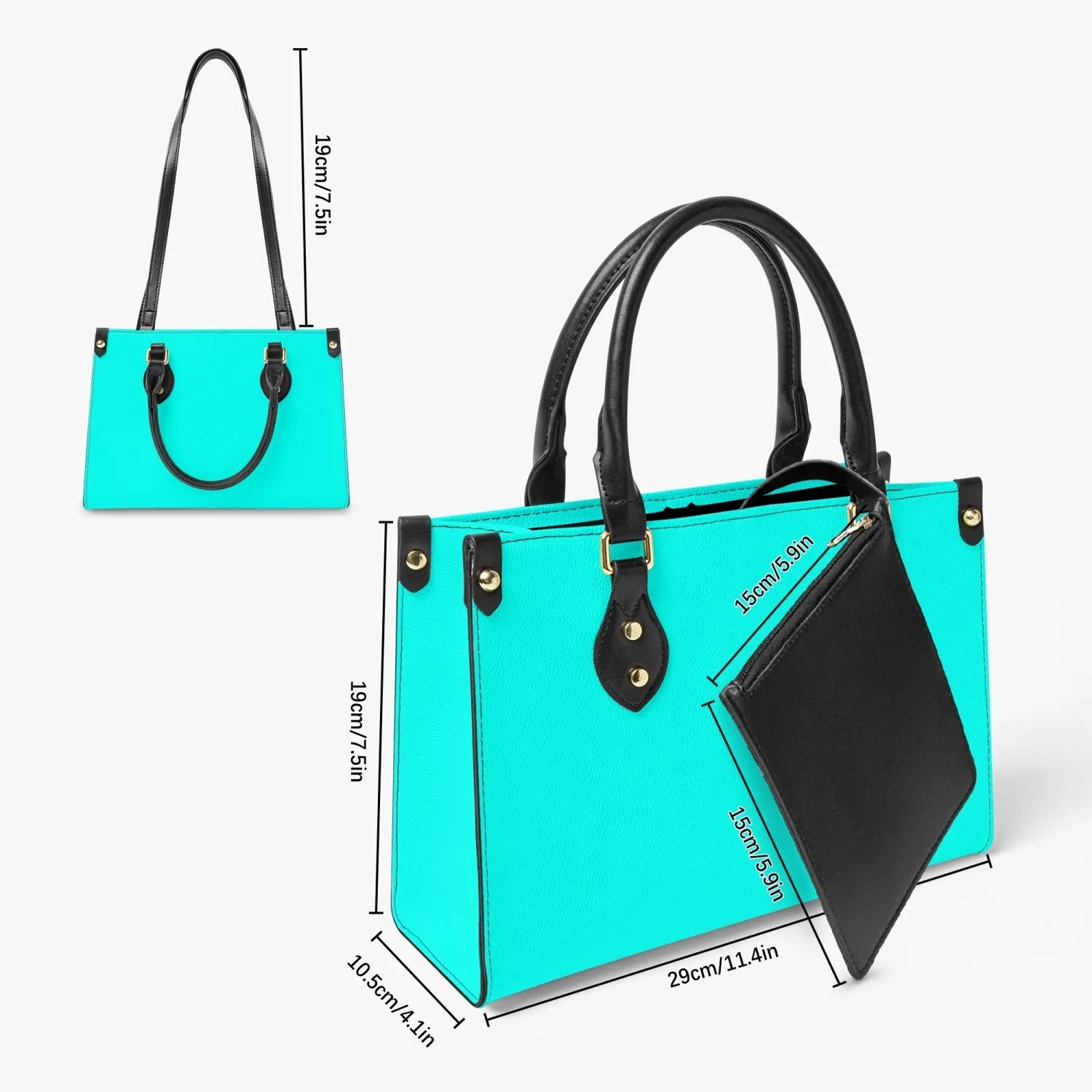 876. Tote Bag - Long Strap and Inner Bag