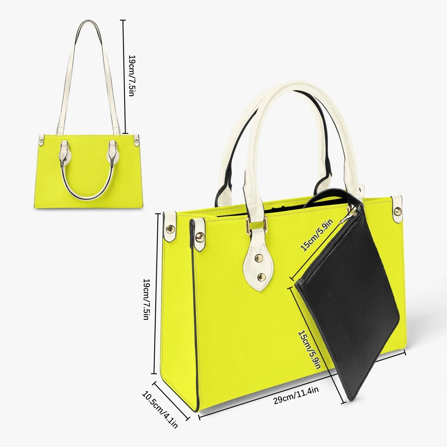 876. Tote Bag - Long Strap and Inner Bag