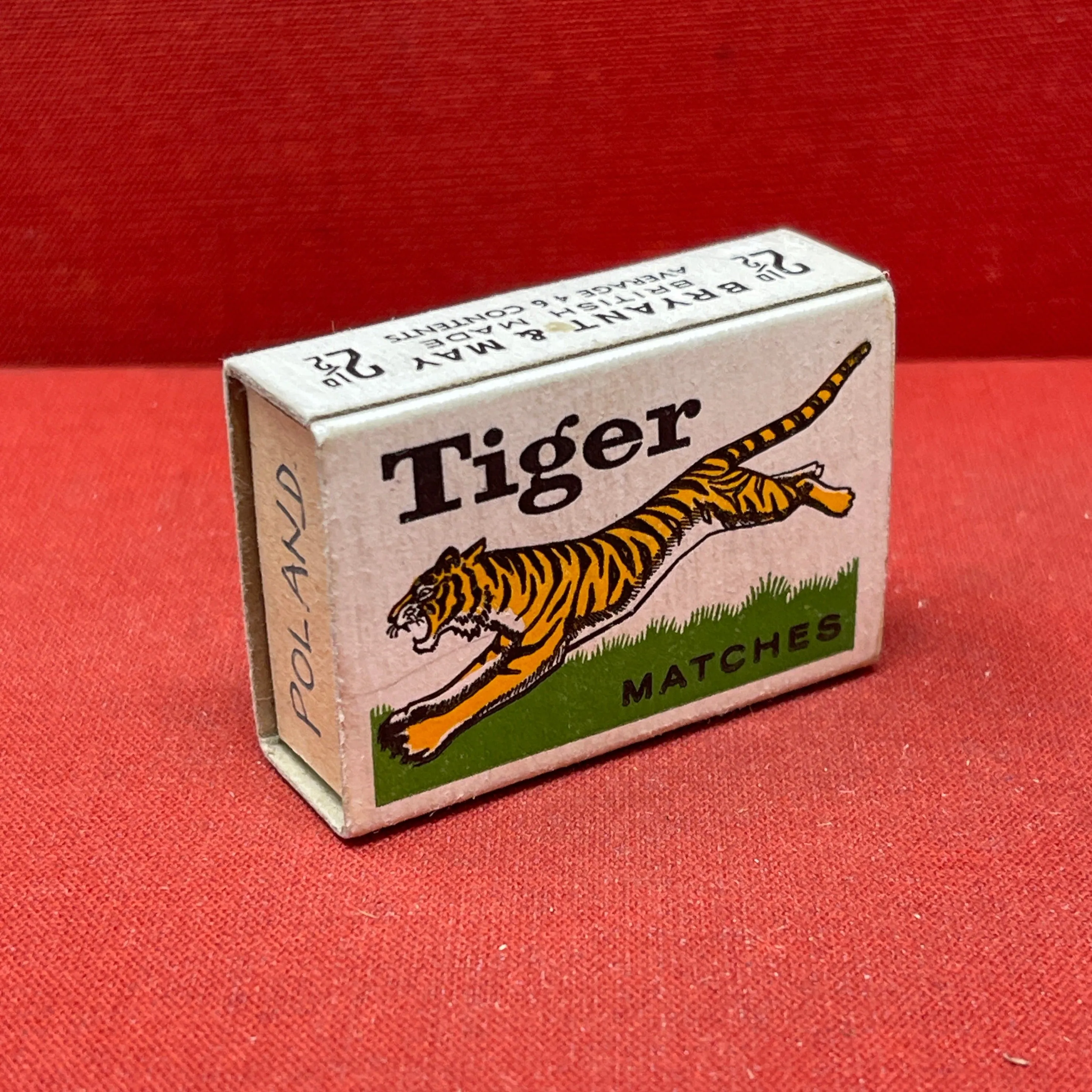 A Vintage Box of Tiger Brand Matches