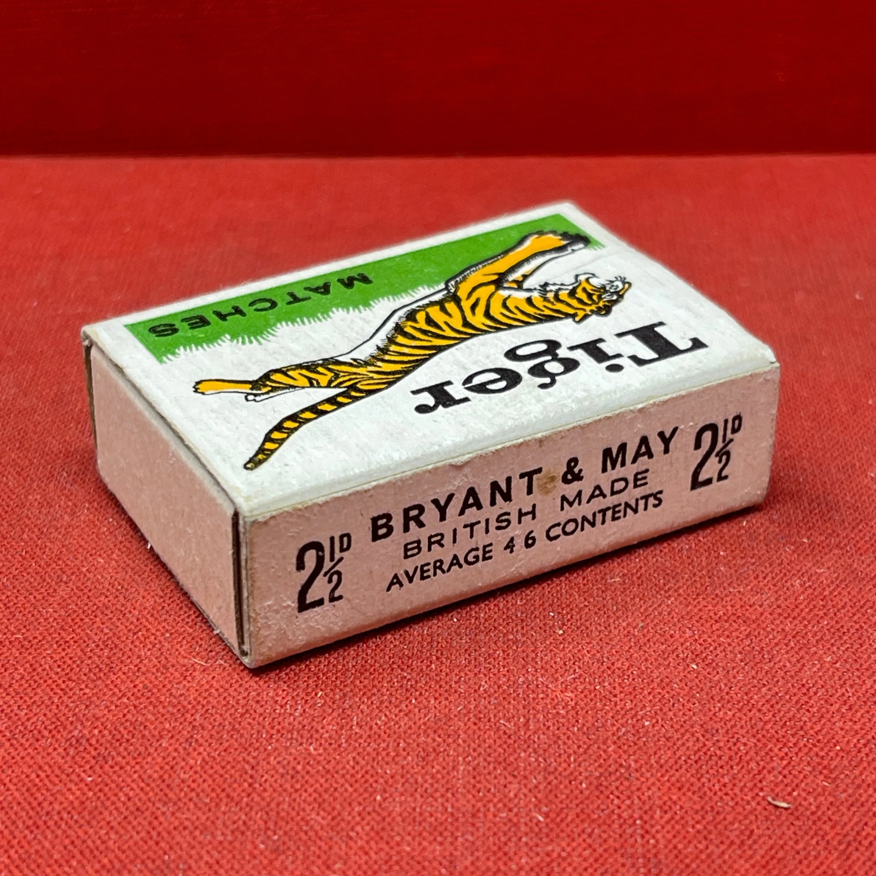 A Vintage Box of Tiger Brand Matches