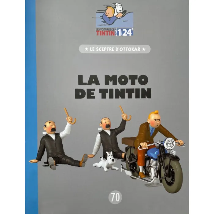 Adventures of Tintin - The Tintin Motorcycle Statue by Moulinsart