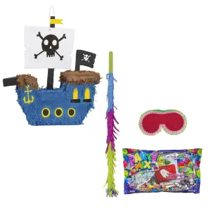 Ahoy Pirate Piñata Birthday Party Kit