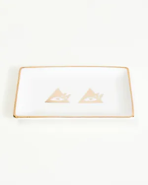 All Eyes on You Trinket Tray | Ceramic