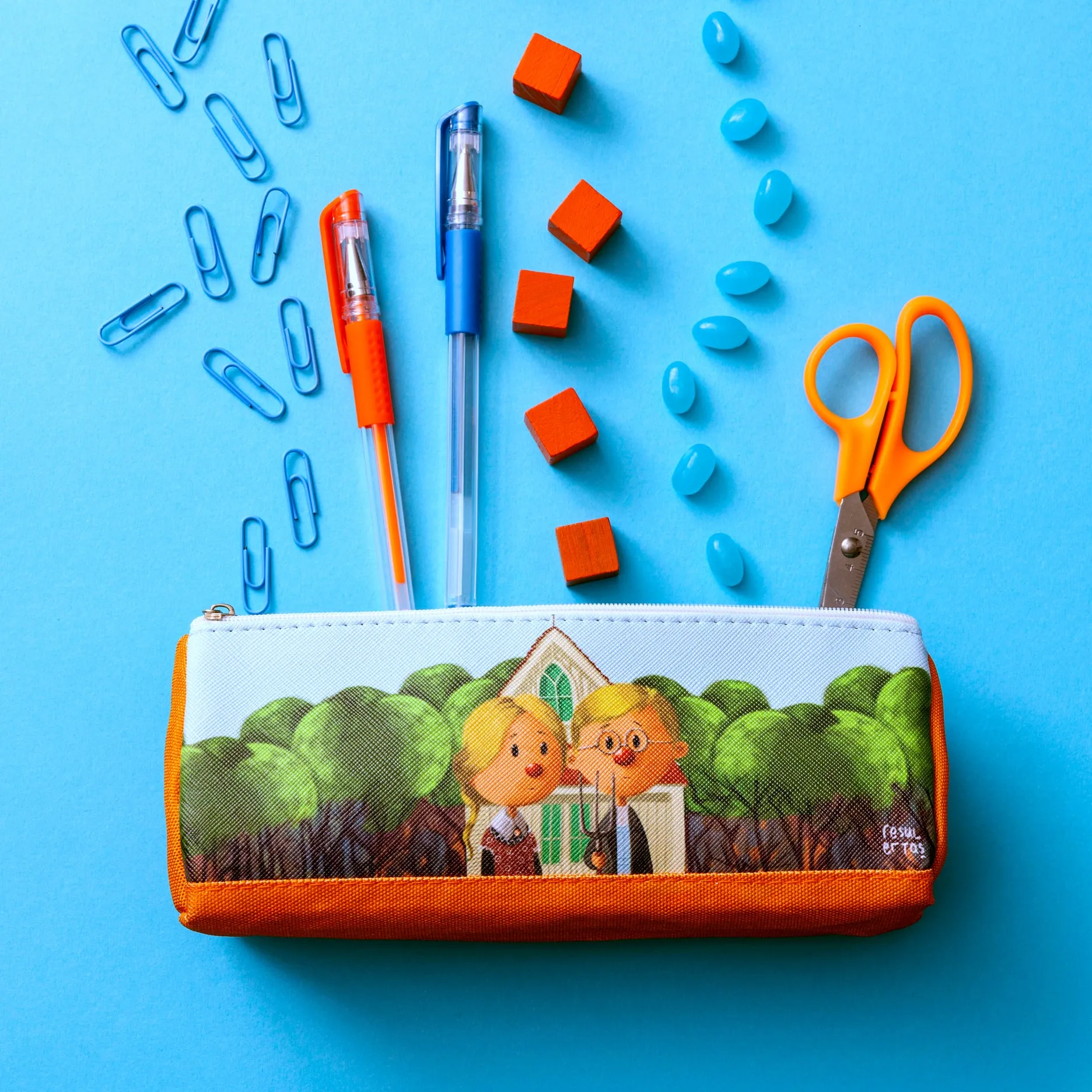 American Gothic - Grant Wood - Museum Kidz - Pencil Case