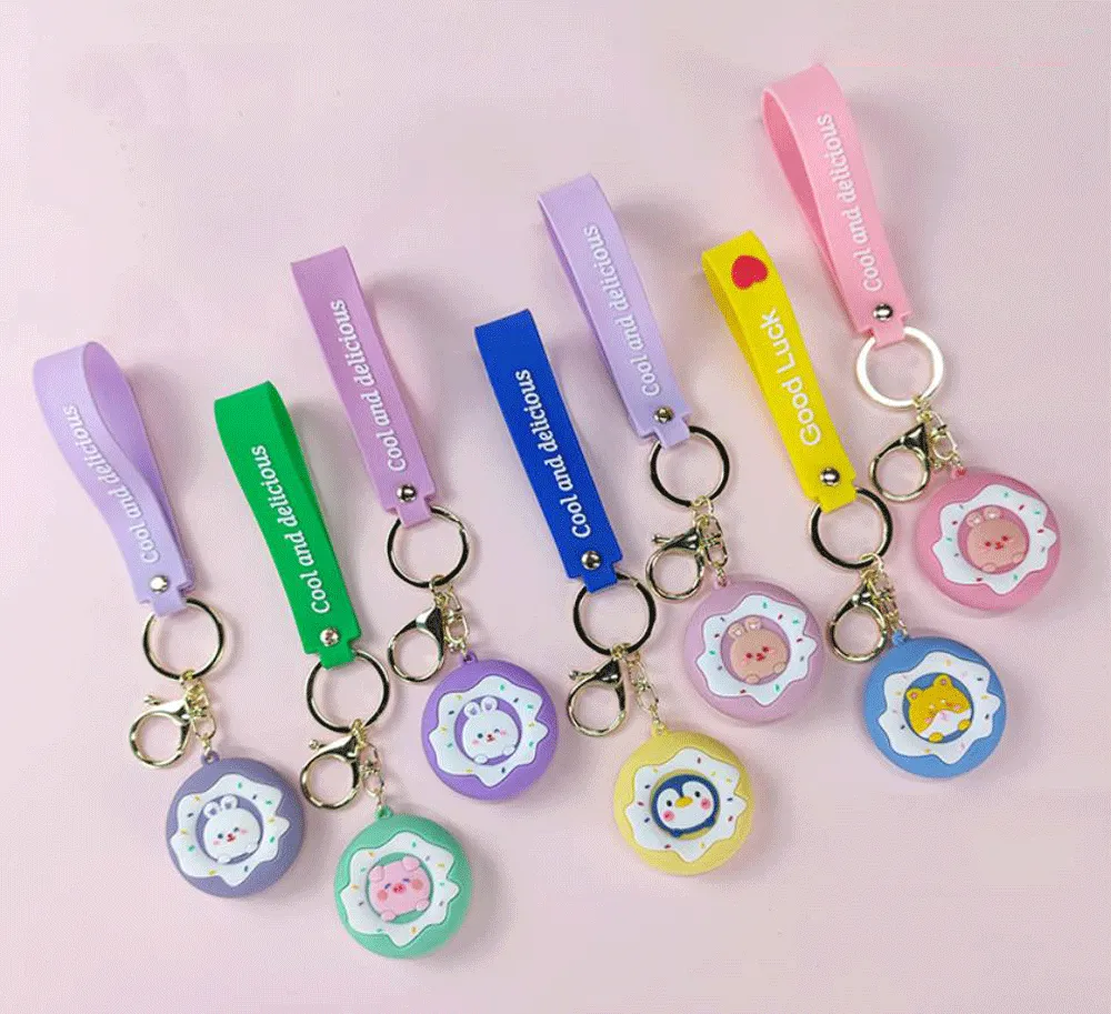 Animals Donut Keychain