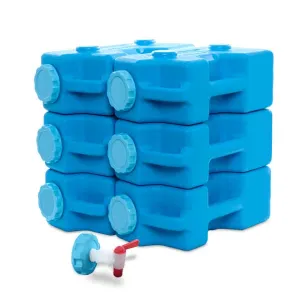 AquaBrick Container - 6 pack With Spigot