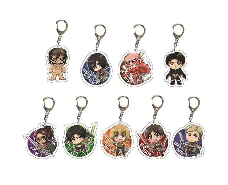 Attack On Titan Keychain Set