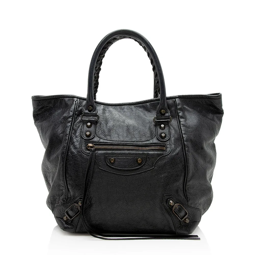 Balenciaga Lambskin Sunday S Tote - FINAL SALE