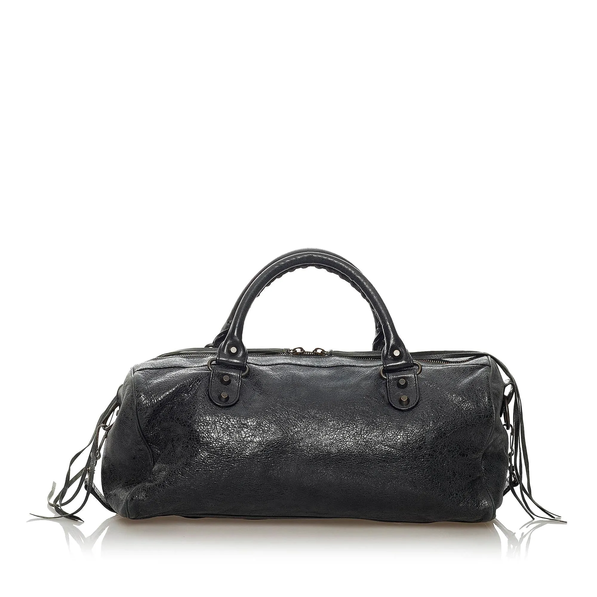 Balenciaga Motocross Classic Twiggy Leather Satchel