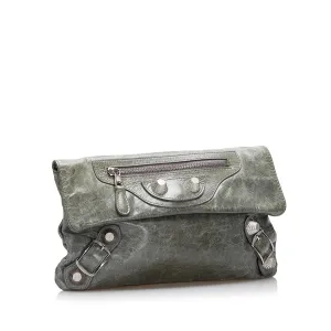 Balenciaga Motocross Giant 21 Envelope Clutch Bag