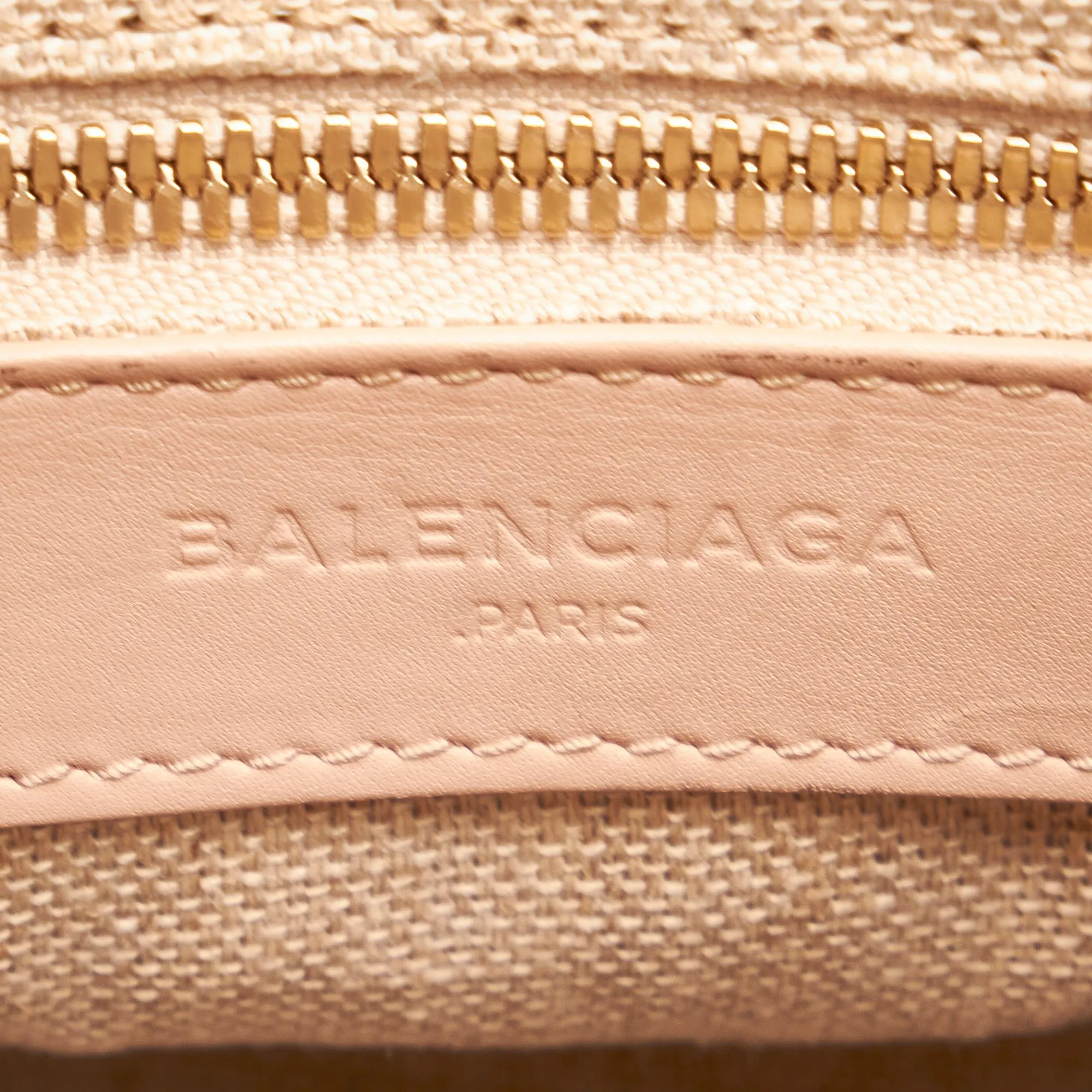 Balenciaga Padlock All Afternoon Leather Satchel