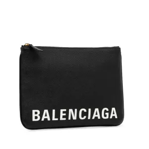 Balenciaga Ville Logo Pouch