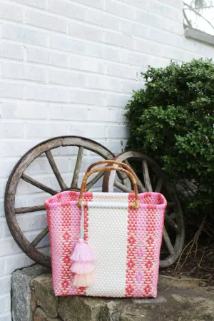 Bamboo Sunrise Peach Citron Tote