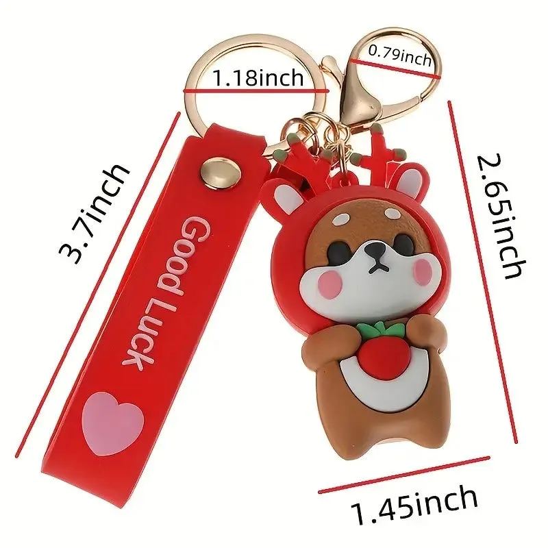 Bear Charm Keychain.