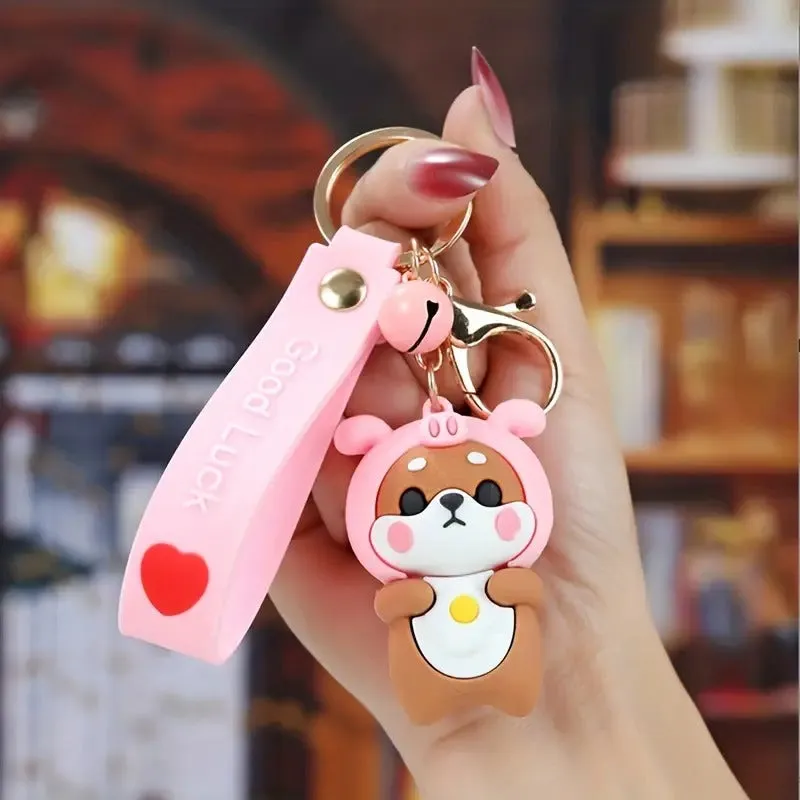 Bear Charm Keychain.