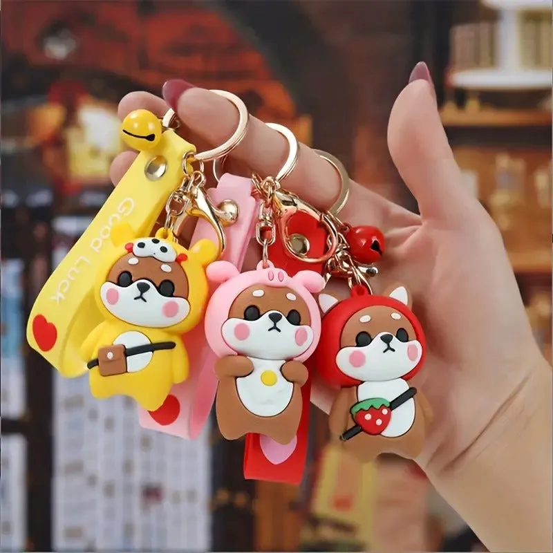 Bear Charm Keychain.