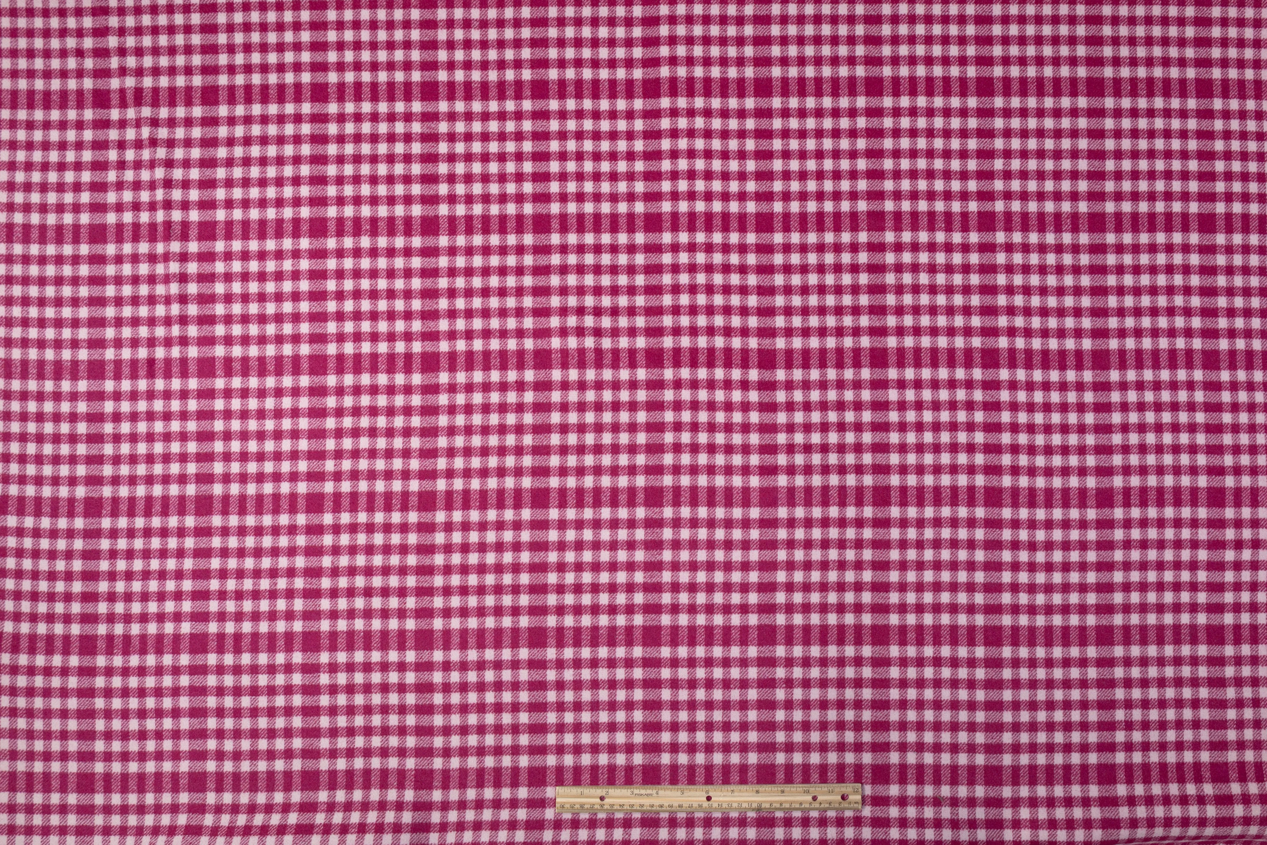 Bottega Veneta - Double Faced Italian Wool Coating - Magenta / White