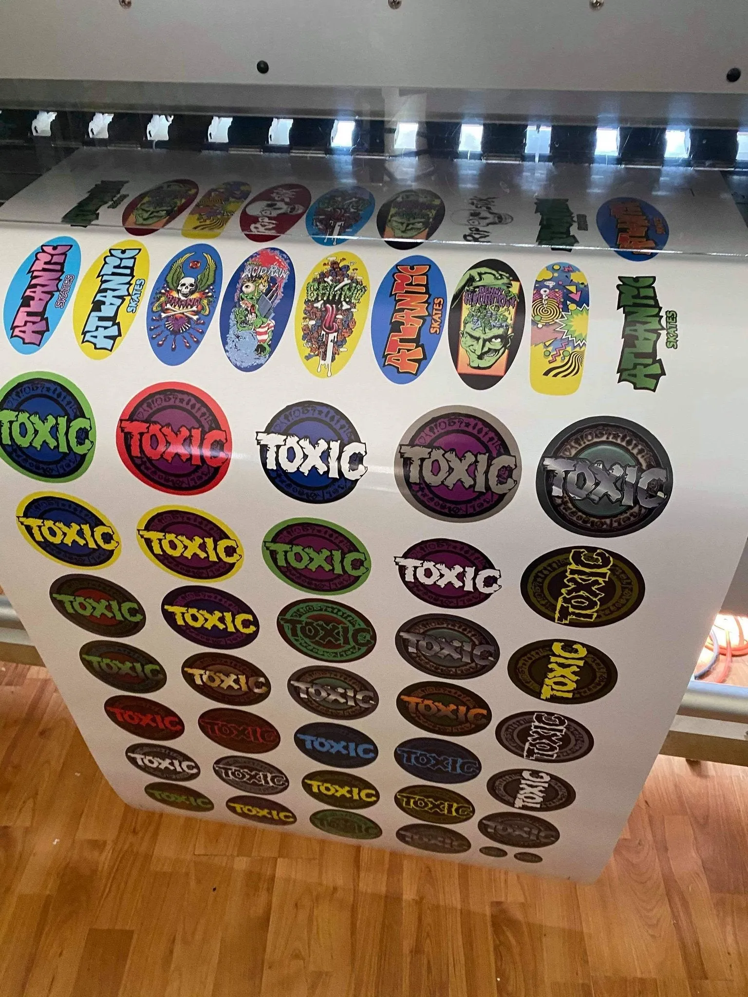 Brand X Skateboards 5x Assorted Sticker Pack