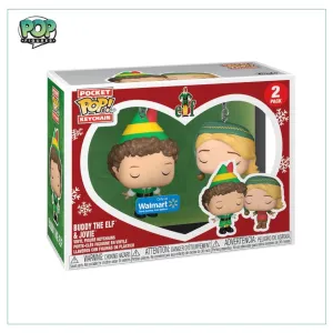 Buddy the Elf & Jovie Funko Pocket Pop Keychain - Elf