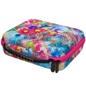 CASC30-LE2: 30 bottles Crystal Art Storage Case - Paisley Floral