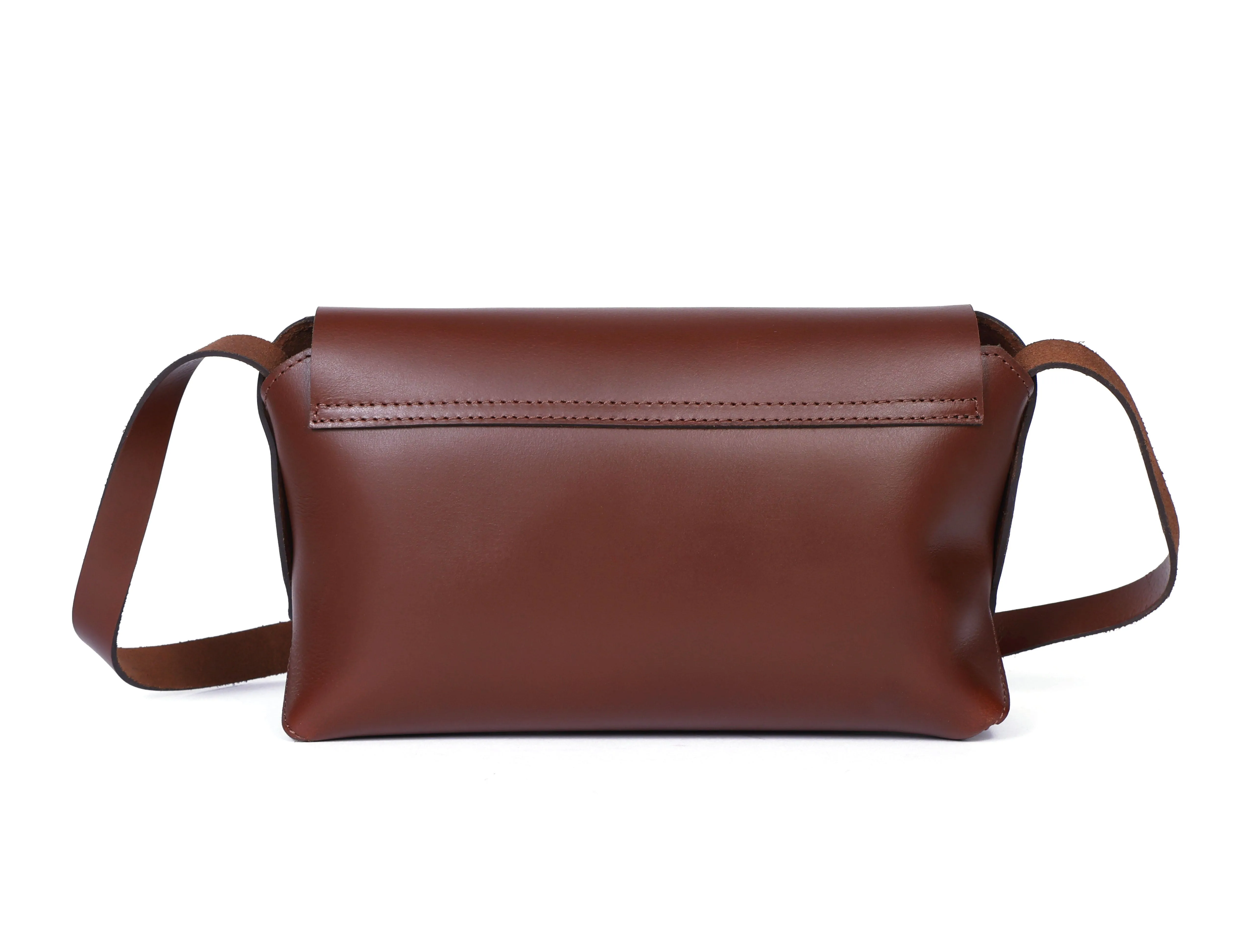 Celtic Stylish and Functional Brown Leather Cross Body Bag - Perfect for Everyday Use. Art: BG-1409