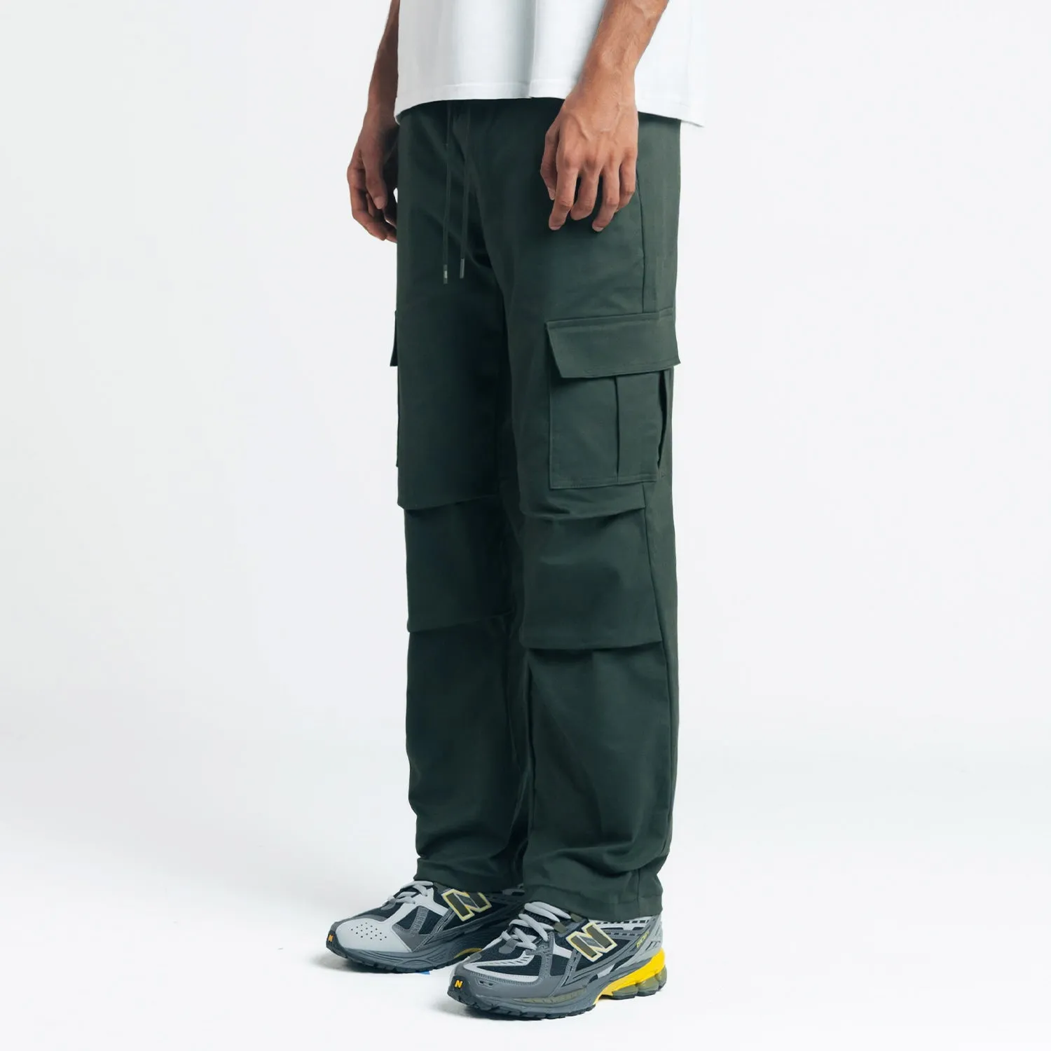 Classic Drill Jogger - Military Green