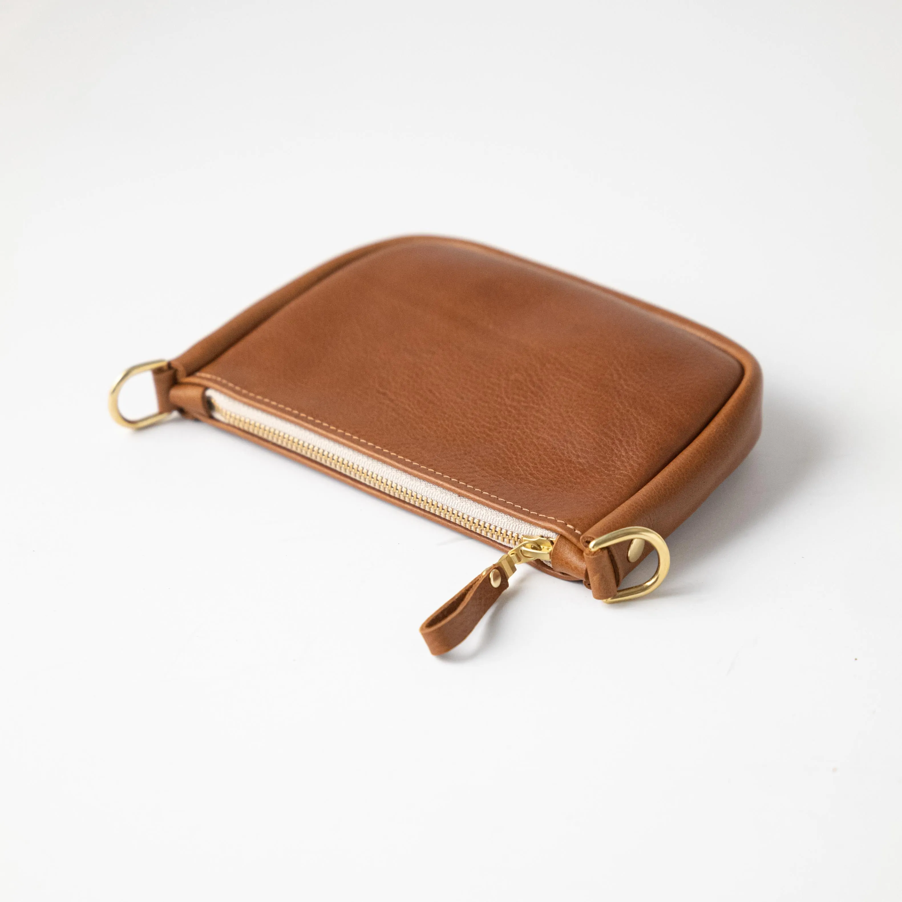 Cognac Cypress Mini Crossbody Bag