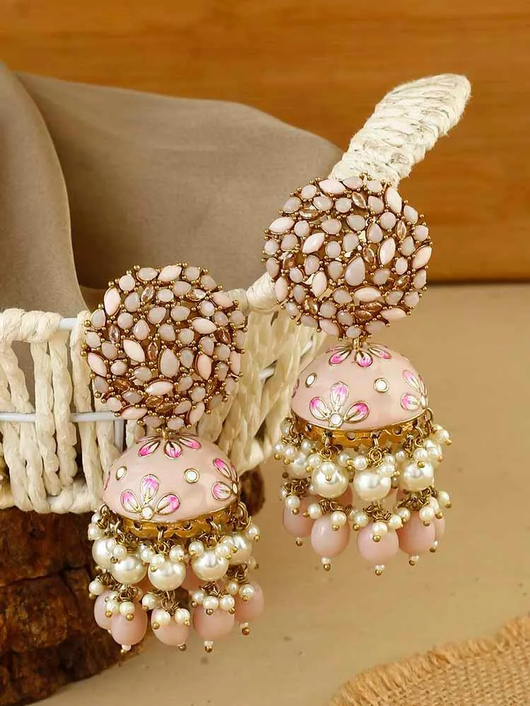 Crepe Daliha Jhumkis