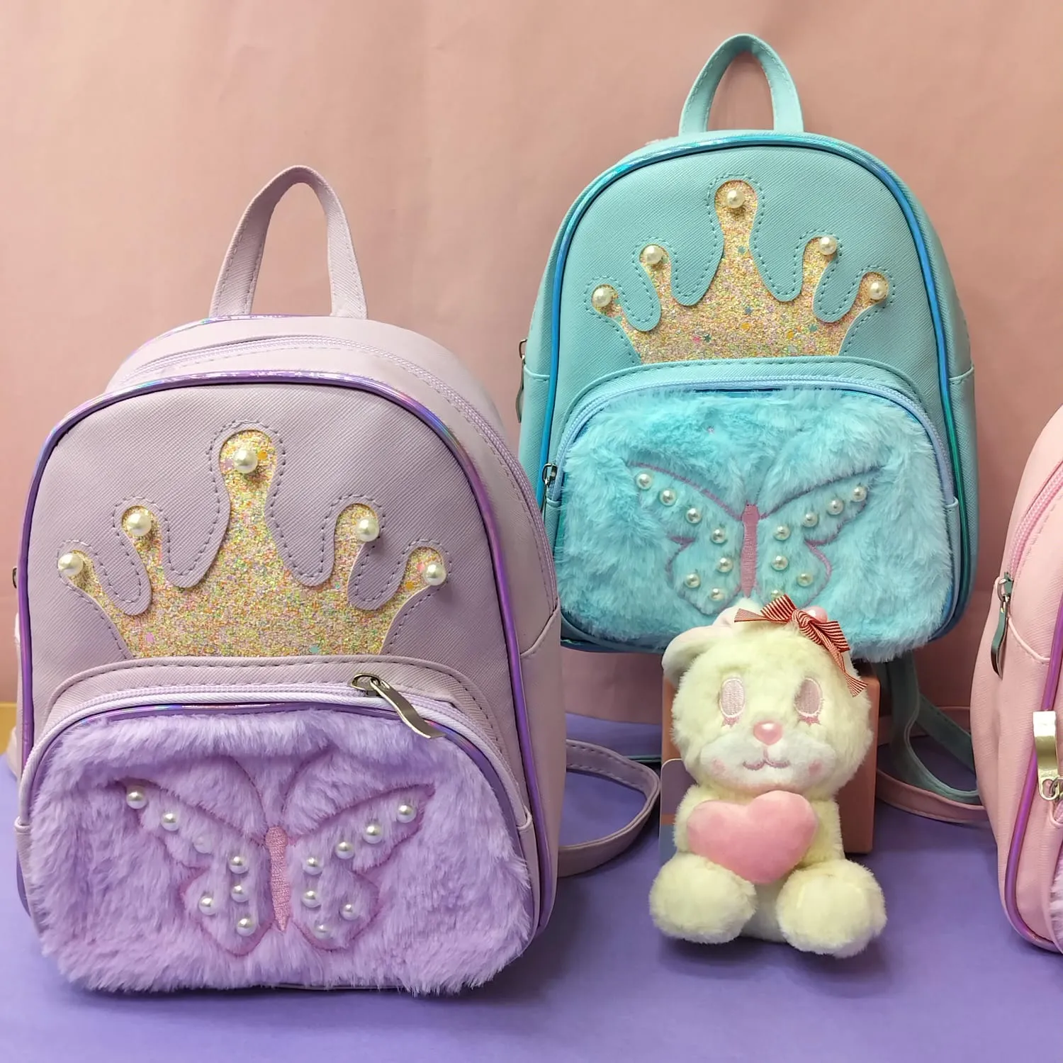 Crown Theme  Mini Backpack.