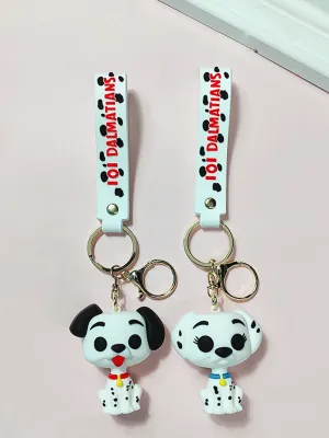 Cute Puppy Keychains .