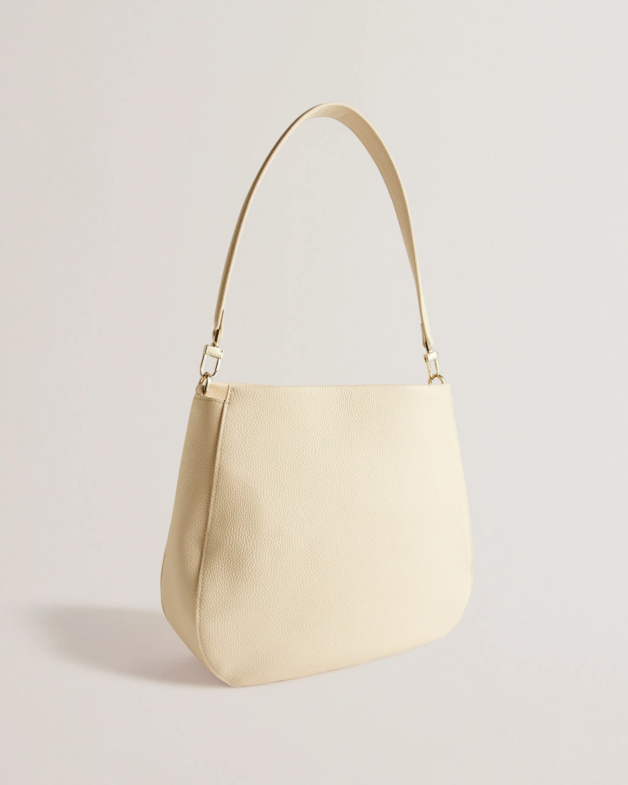 Darciel Large Branded Webbing Shoulder Bag Ivory