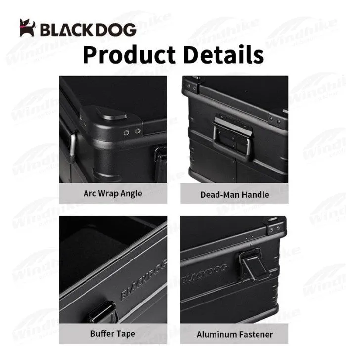 DISCONTINUED!!! Blackdog Box Penyimpanan Serbaguna BD-SNX002 Aluminium Storage Box 44L