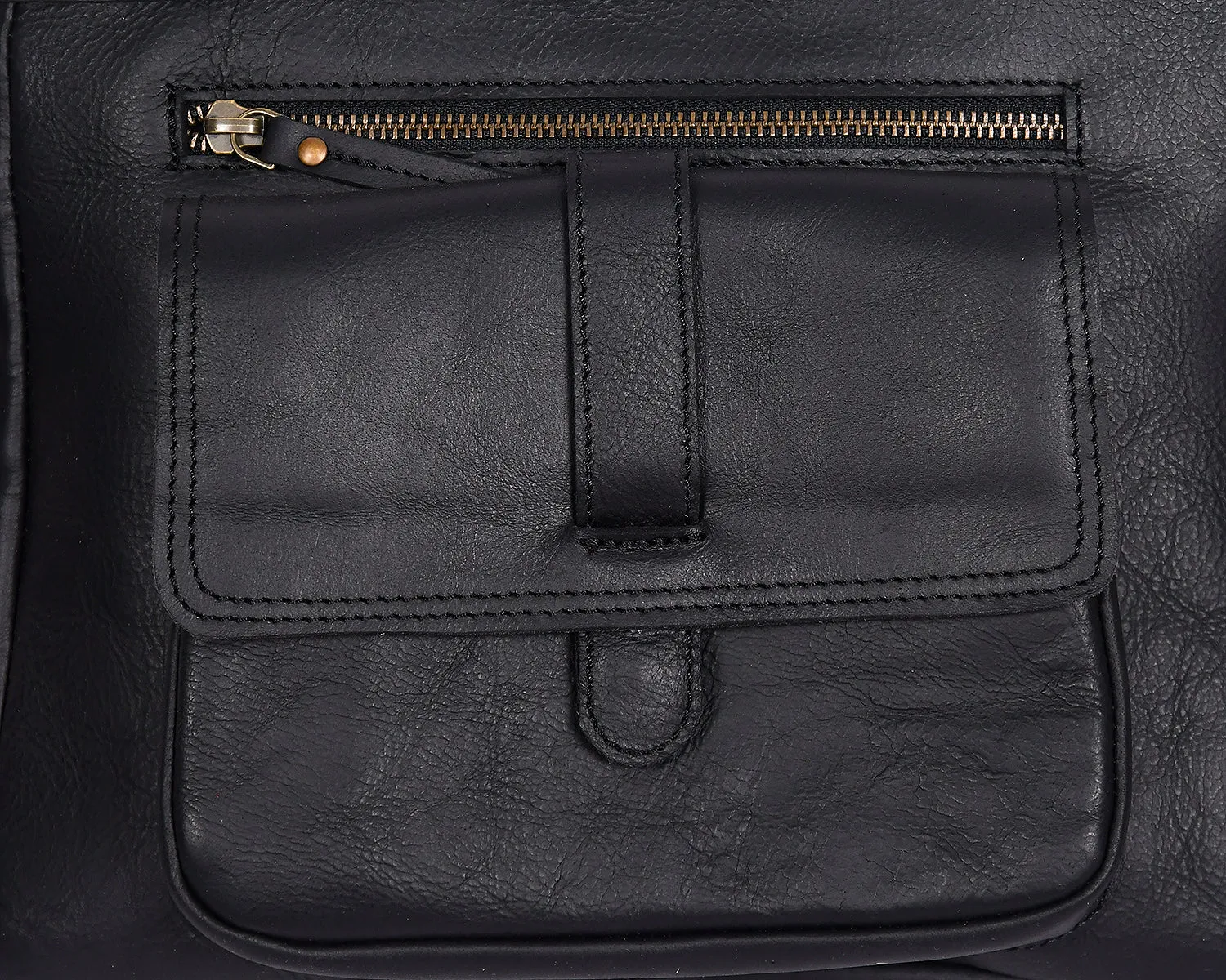 Elegance Redefined: Black Leather Sling Bag - Your Perfect Fashion Companion. Art: BG-1456