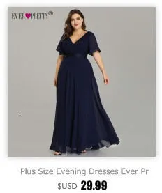 Elegant Plus Size Chiffon Formal Evening Dress