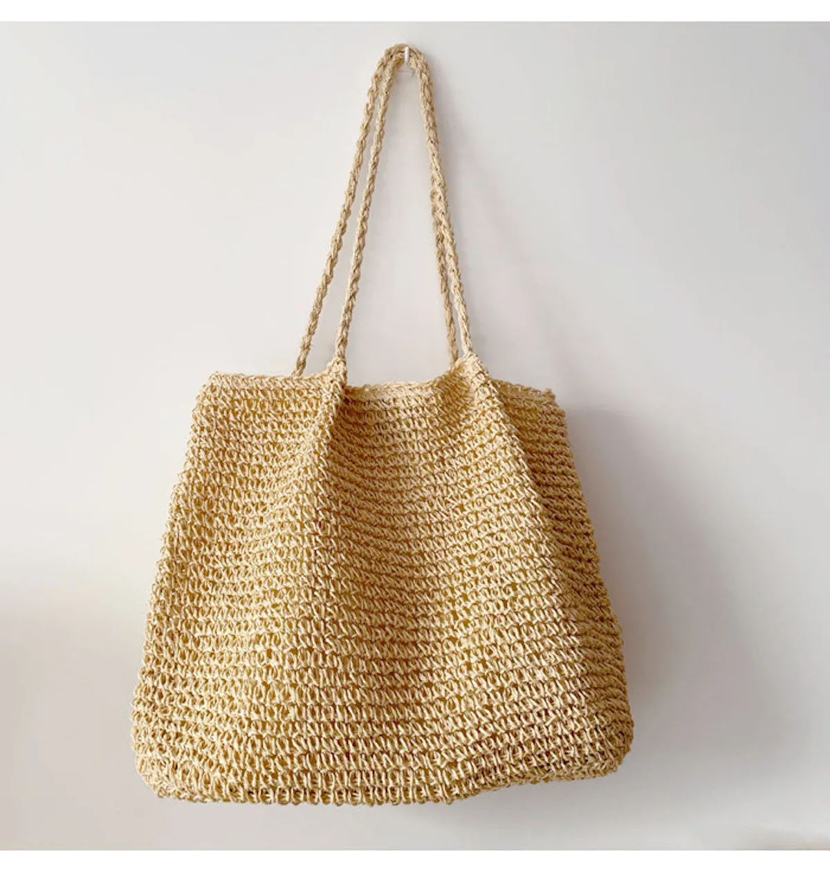 Elena Handbags Straw Woven Fashion Tote