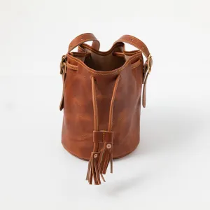 English Tan Dublin Bucket Bag