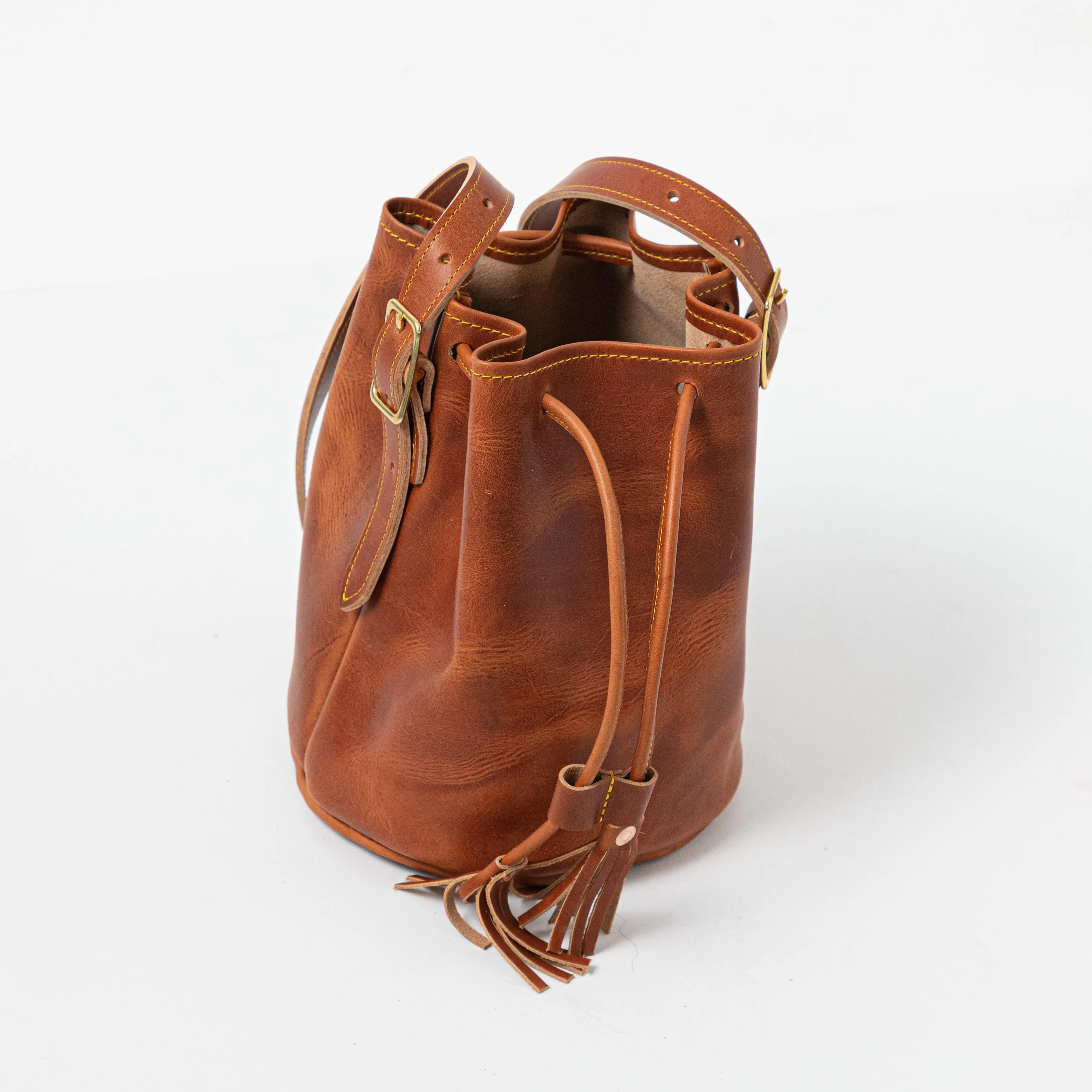 English Tan Dublin Bucket Bag