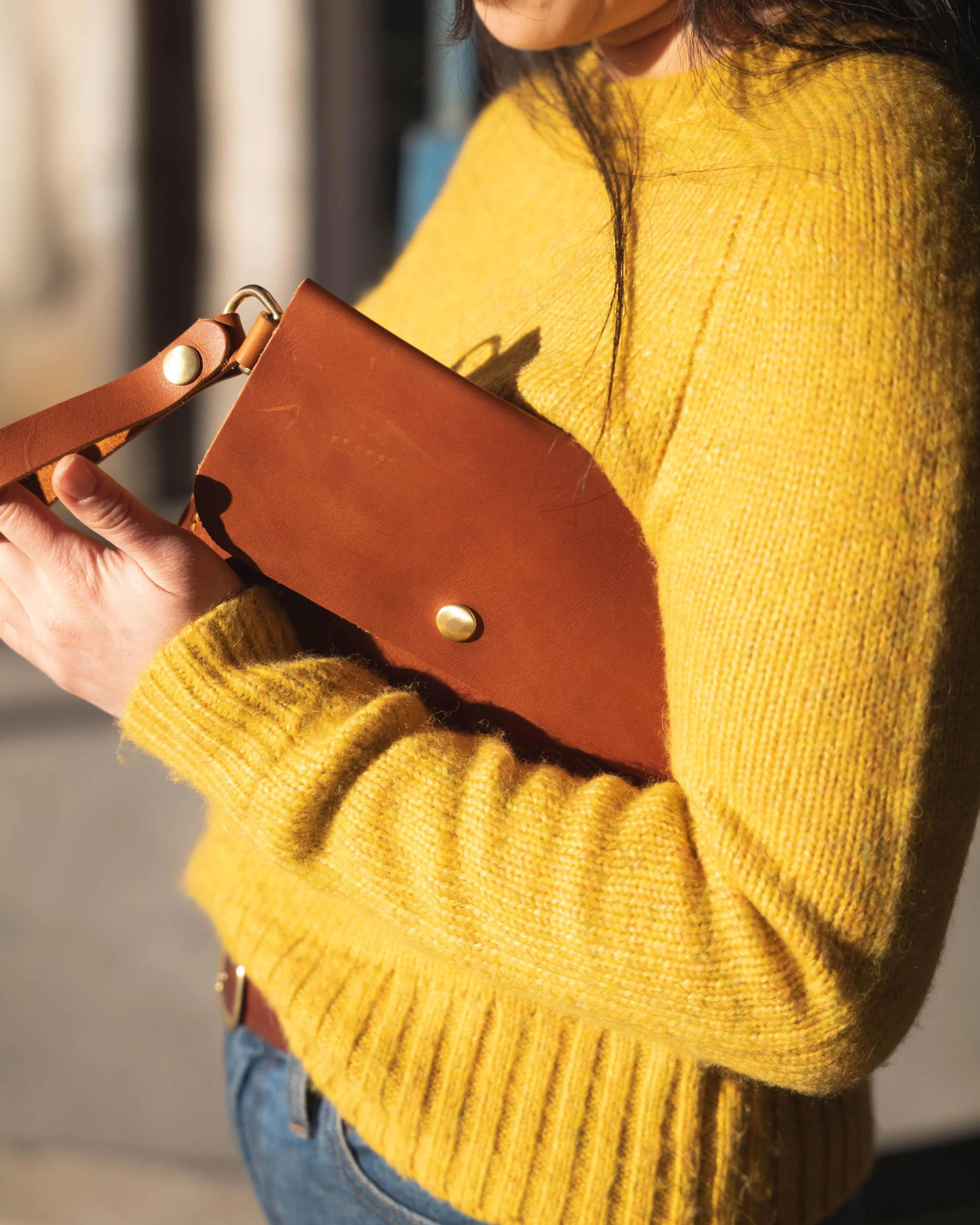 Eucalyptus Wristlet Clutch