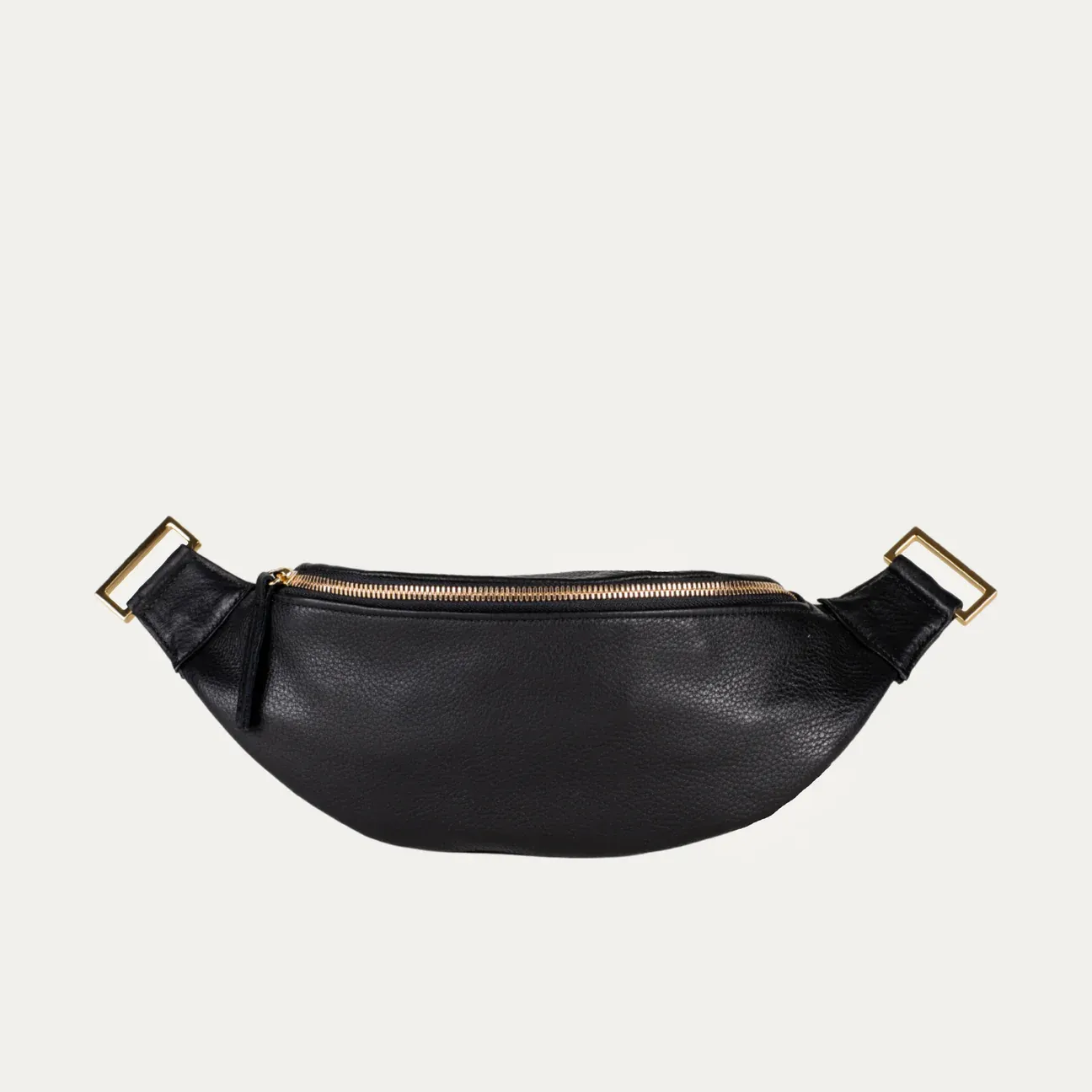 Fanny Pack   Crossbody Bag | Black   Gold Hardware