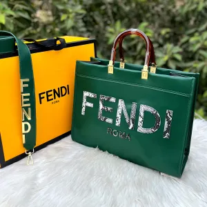 Fendi-Inspired Master Quality Women Handbag (Green)