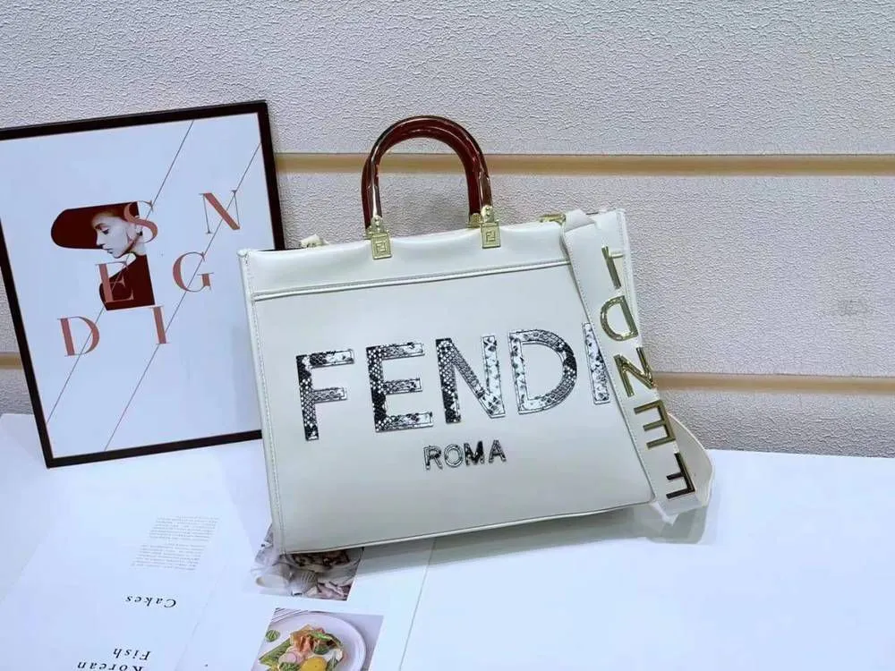 Fendi-Inspired Master Quality Women Handbag (White)