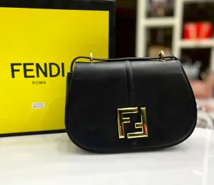 Fendi Women's Crossbody Bag with Long Belt (Black)